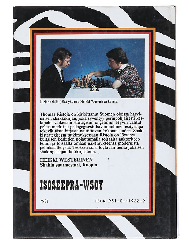 Shakki. 2 Pelistrategia - Thomas Ristoja - Tietokirjat ja oppaat - 10105527477 - 1