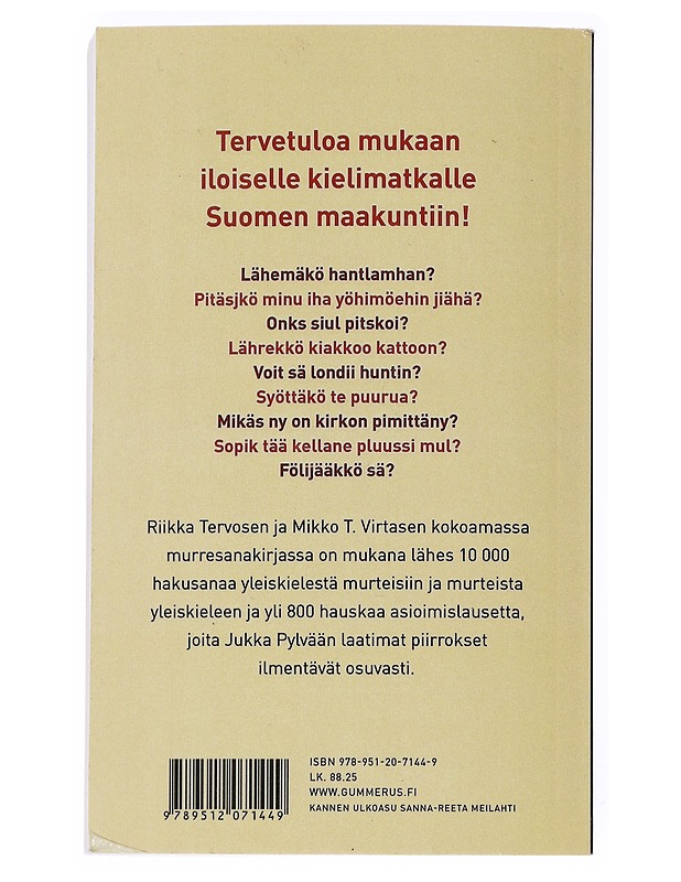Suomi-murre-suomi : matkalle mukaan maakuntiin - Tervonen, Riikka - Tietokirjat ja oppaat - 10105527482 - 1