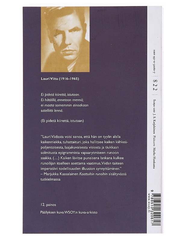 Kootut runot - Lauri Viita - Romaanit ja novellit - 10105527492 - 1