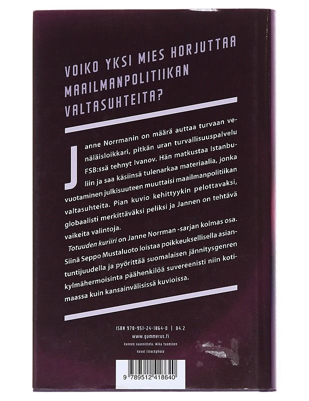 Totuuden kuriiri - Seppo Mustaluoto - Jännitys ja dekkarit - 10105527493 - 1