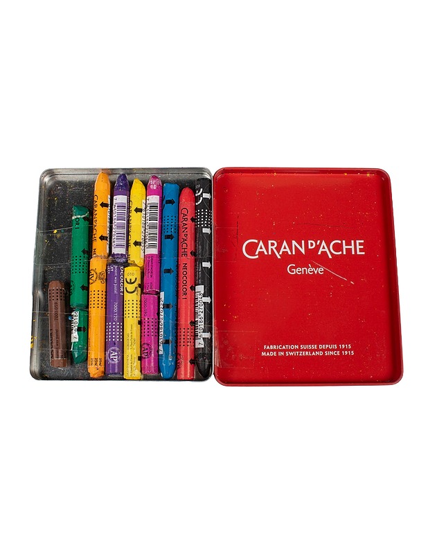 CARAN D'ACHE Neocolor I vahaliituja peltirasiassa - Askartelu - 10105527549 - 1