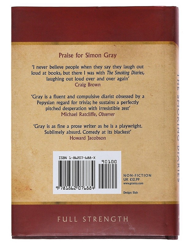 Smoking Diaries - Gray, Simon - Tietokirjat ja oppaat - 10105527631 - 1