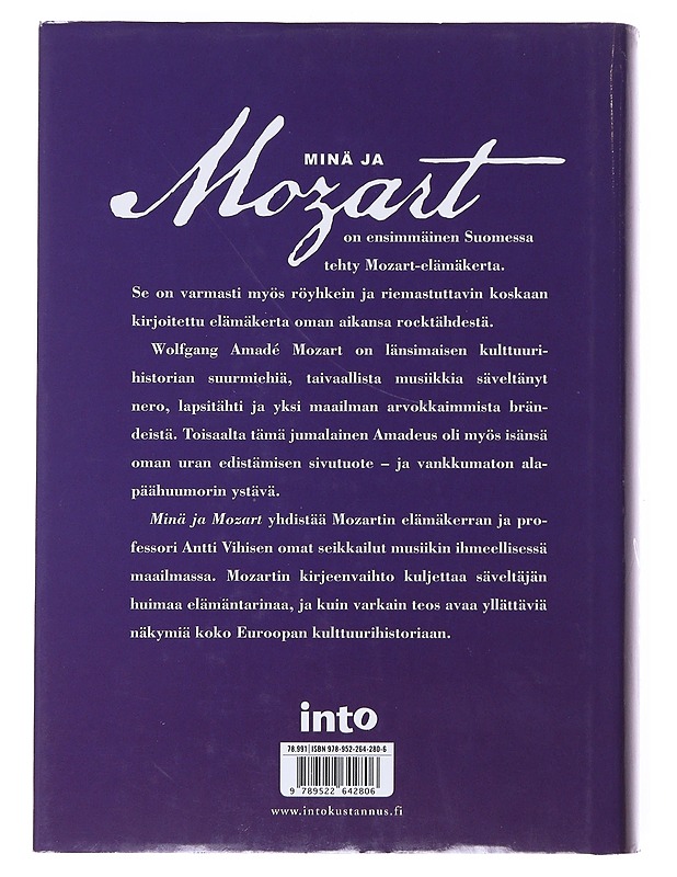 Minä ja Mozart - Antti Vihinen - Tietokirjat ja oppaat - 10105527639 - 1