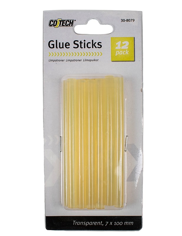 CO TECH kuumaliimapuikot, 12 kpl - Askartelu - 10105527711 - 0