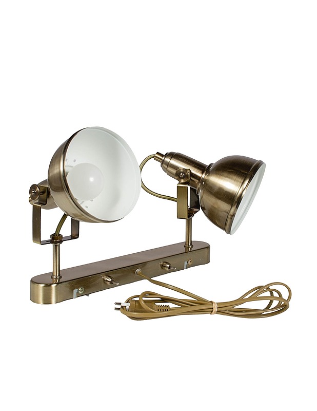 SESSAK seinävalaisin, jossa 2 kohdistettavaa lamppua  - Valaisimet - 10105527748 - 1