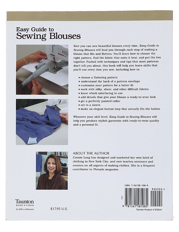Easy Guide To Sewing Blouses - Tietokirjat ja oppaat - 10105527771 - 1