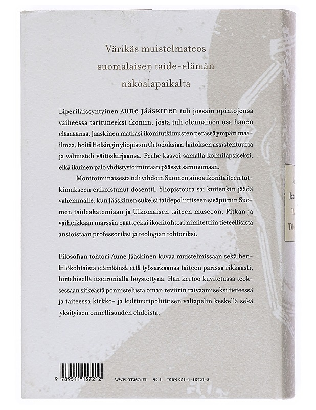 Ikonitohtori - Aune Jääskinen - Elämäkerrat ja muistelmat - 10105527768 - 1