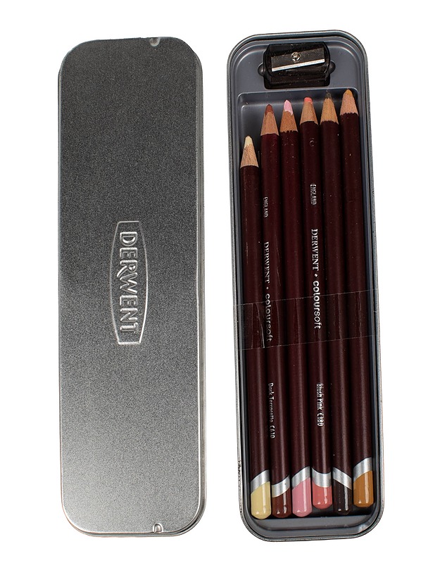 DERWENT Coloursoft puuvärit, 6 kpl - Askartelu - 10105527786 - 0