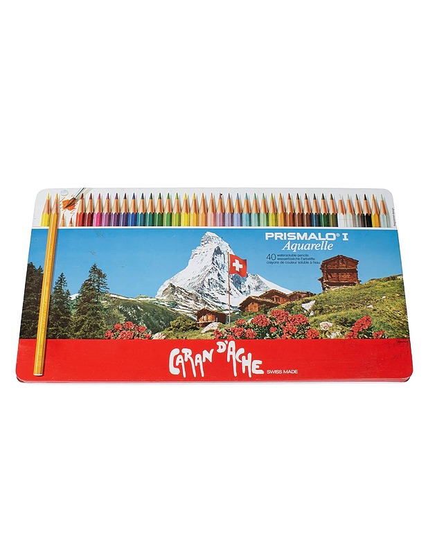 CARAN D'ACHE Prismalo I akvarellikynät, 40 kpl - Askartelu - 10105527792 - 0