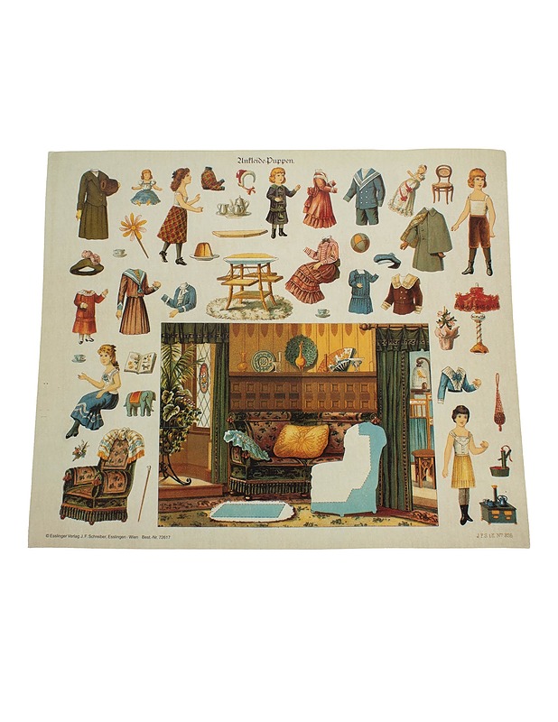 Paperinukke- ja maisema-arkki - Askartelu - 10105527805 - 0