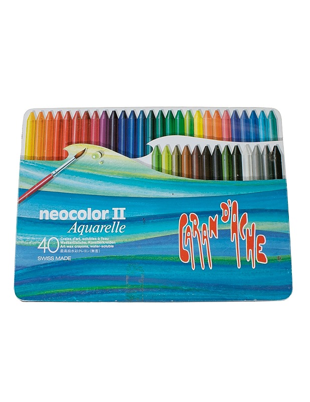 CARAN D'ACHE Neocolor II akvarelliliidut, 39 kpl - Askartelu - 10105527811 - 0