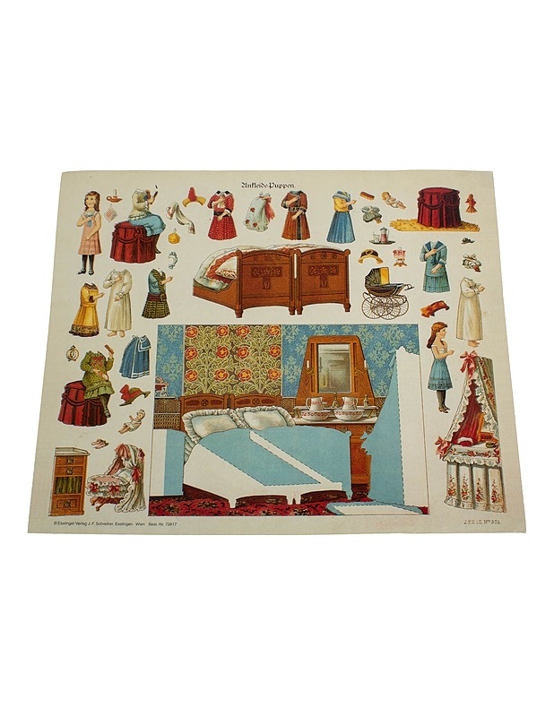 Paperinukke- ja maisema-arkki - Askartelu - 10105527814 - 0