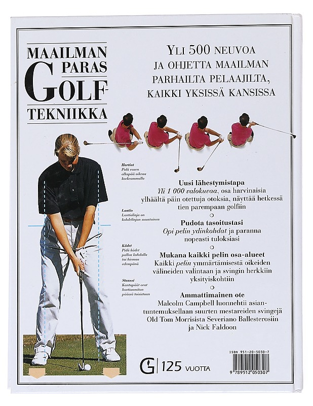 Maailman paras golftekniikka - Campbell, Malcolm - Harrastekirjat - 10105527816 - 1