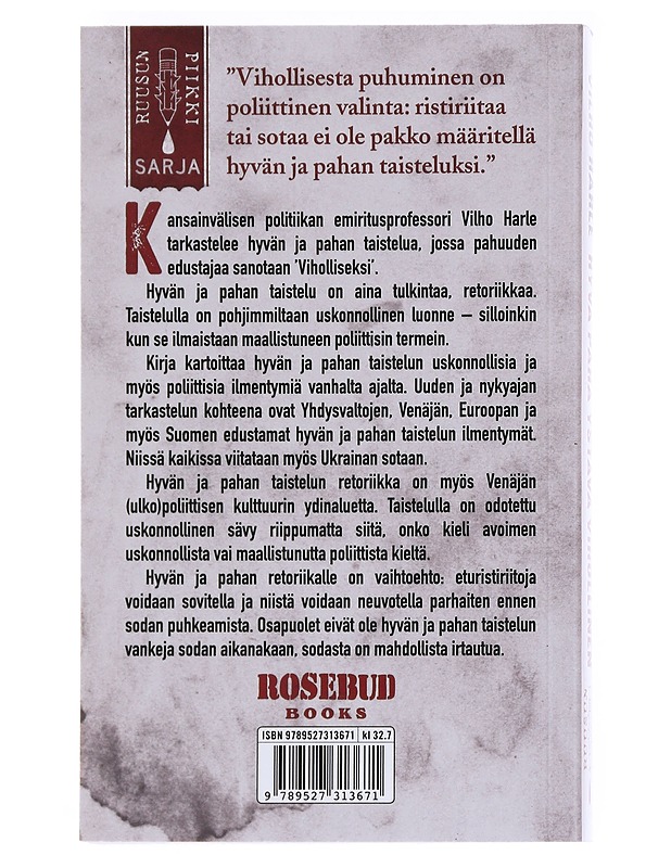 Hyvä, paha, ystävä, vihollinen - Vilho Harle - Historiakirjat - 10105527874 - 1