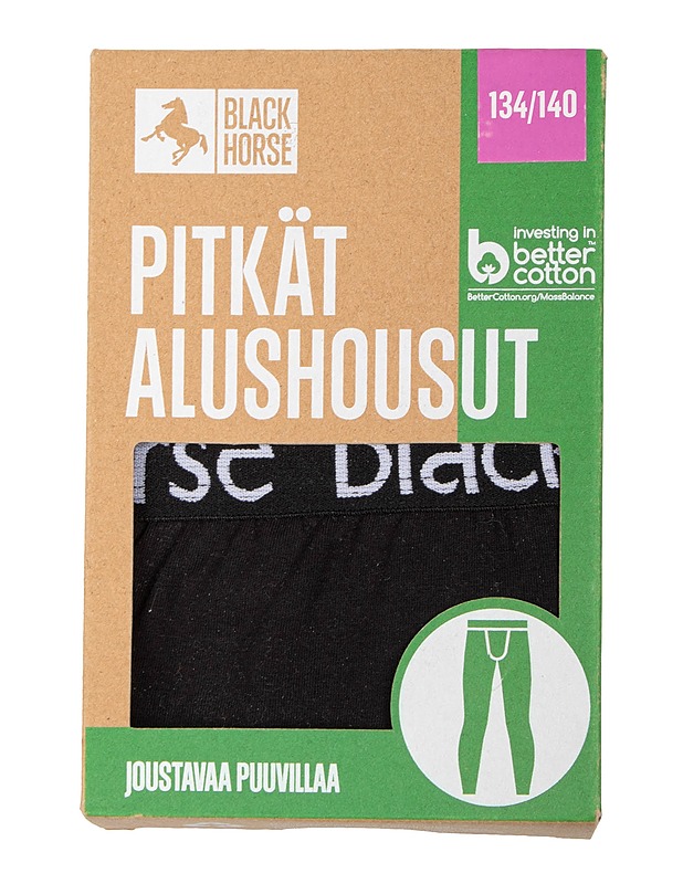BLACK HORSE pitkät alushousut, 134/140 - Alusvaatteet - 10105527925 - 0