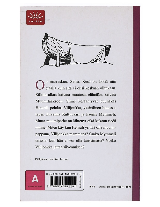 Muumilaakson marraskuu - Jansson, Tove - Lastenkirjat - 10105527936 - 1