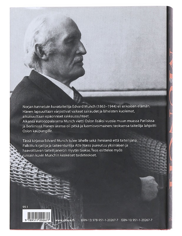 Edvard Munch : elämäkerta - Næss, Atle - Elämäkerrat ja muistelmat - 10105527979 - 1