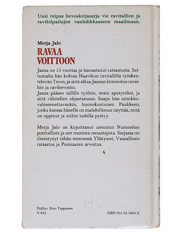 Ravaa voittoon - Merja Jalo - Romaanit ja novellit - 10105528016 - 1