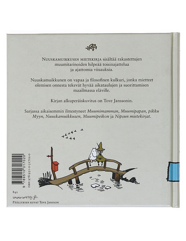 Nuuskamuikkusen mietekirja - Jansson, Tove - Lastenkirjat - 10105528068 - 1