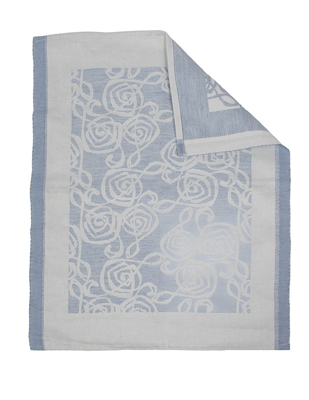  Sinivalkoinen pöytäliina, 37x46 cm - Pöytäliinat - 10105528077 - 0