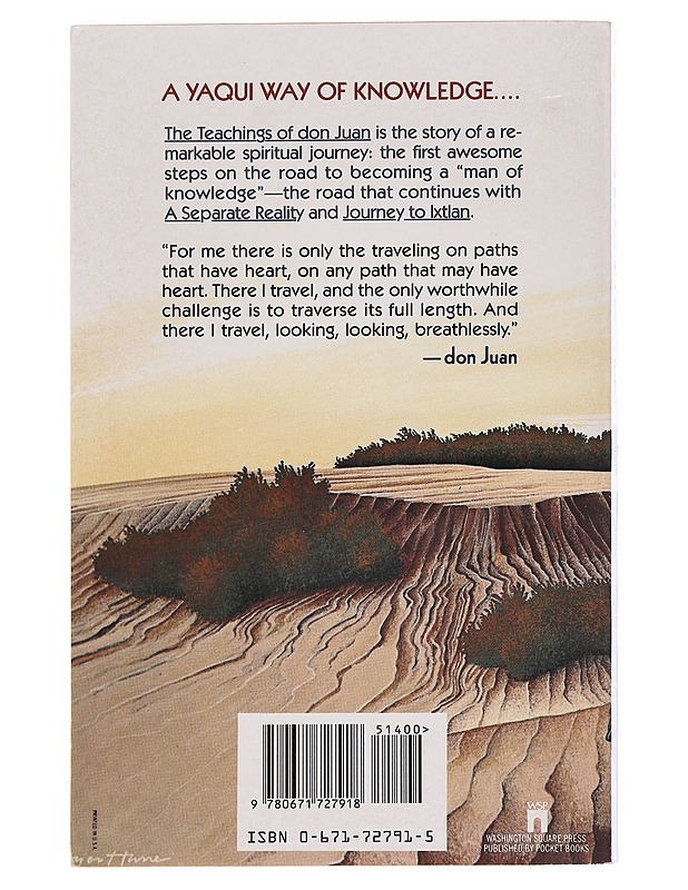 The Teachings of Don Juan : A Yaqui Way of Knowledge - Carlos Castaneda - Romaanit ja novellit - 10105528085 - 1