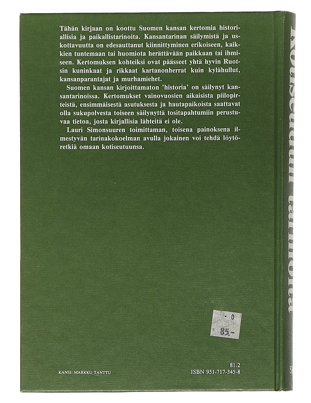 Kotiseudun tarinoita - Tuomi, Erkki - Historiakirjat - 10105528115 - 1