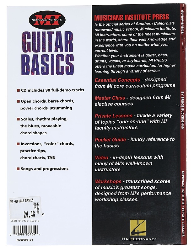 Guitar Basics - Bruce Buckingham - Tietokirjat ja oppaat - 10105528122 - 1