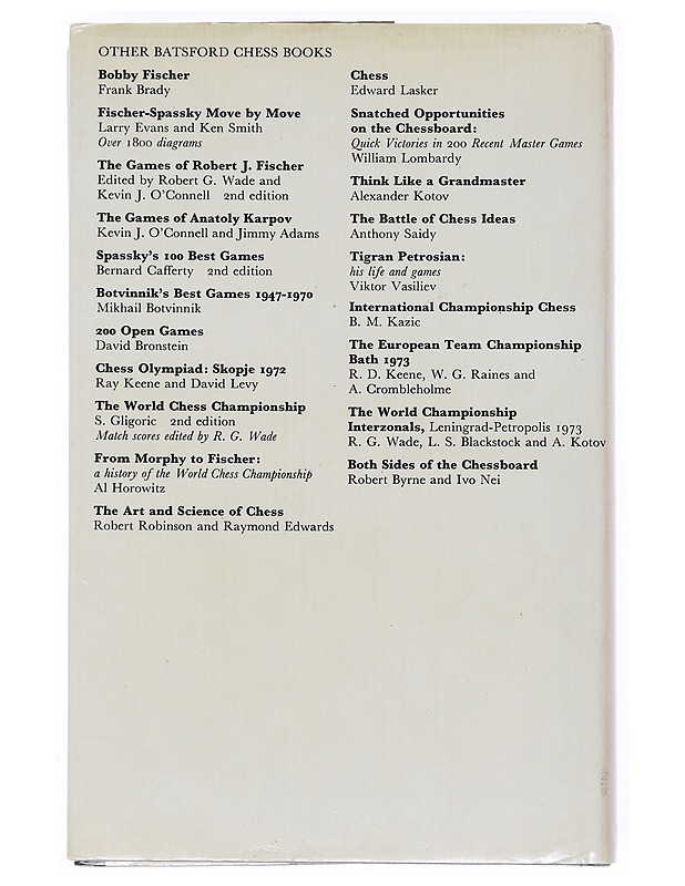 Tal's 100 best games, 1961-1973 - Bernard Cafferty - Tietokirjat ja oppaat - 10105528156 - 1