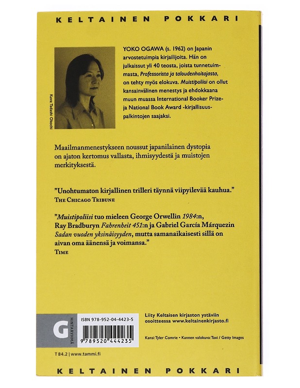 Muistipoliisi - Ogawa, Yoko - Romaanit ja novellit - 10105528176 - 1