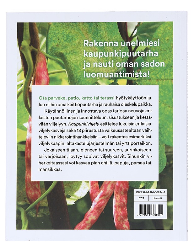 Kaupunkiviljely - Flodin Furås, Ulrika - Tietokirjat ja oppaat - 10105528181 - 1