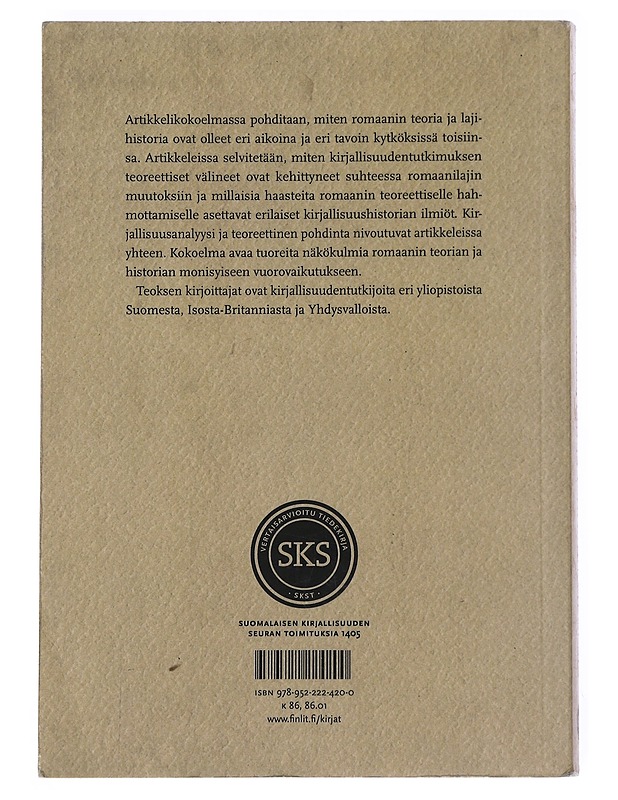 Romaanin historian ja teorian kytköksiä - Meretoja, Hanna - Historiakirjat - 10105528199 - 1