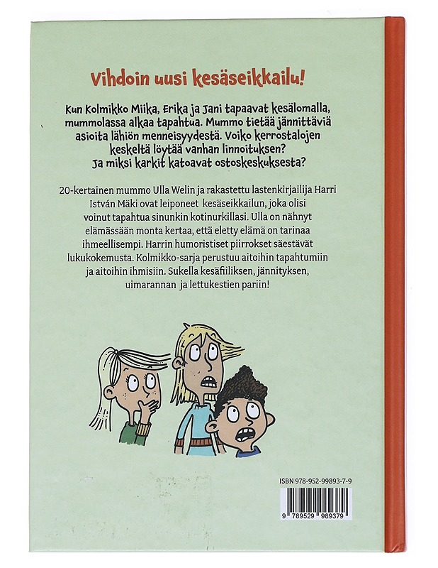 Kolmikko ja linnoituksen salaisuus - Welin, Ulla - Lastenkirjat - 10105528211 - 1