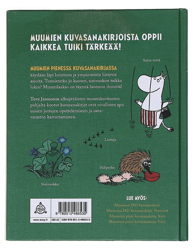Muumien pieni kuvasanakirja : luonto - Jansson, Tove - Lastenkirjat - 10105528212 - 1