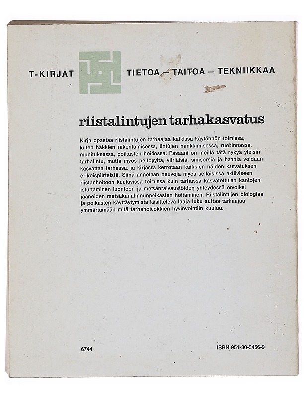Riistalintujen Tarhakasvatus - Erkki Pulliainen - Tietokirjat ja oppaat - 10105528221 - 1