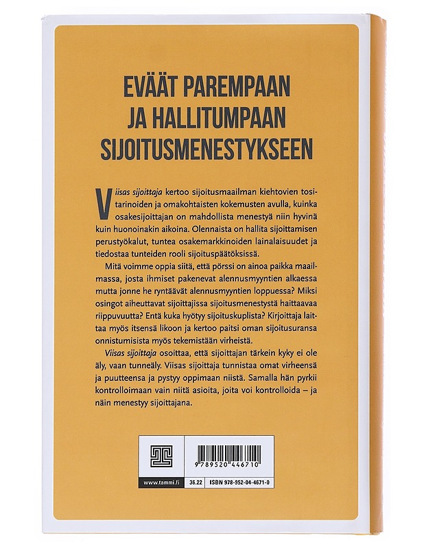 Viisas sijoittaja : tunne itsesi ja osakemarkkinat - Juntunen, Esa - Tietokirjat ja oppaat - 10105528243 - 1