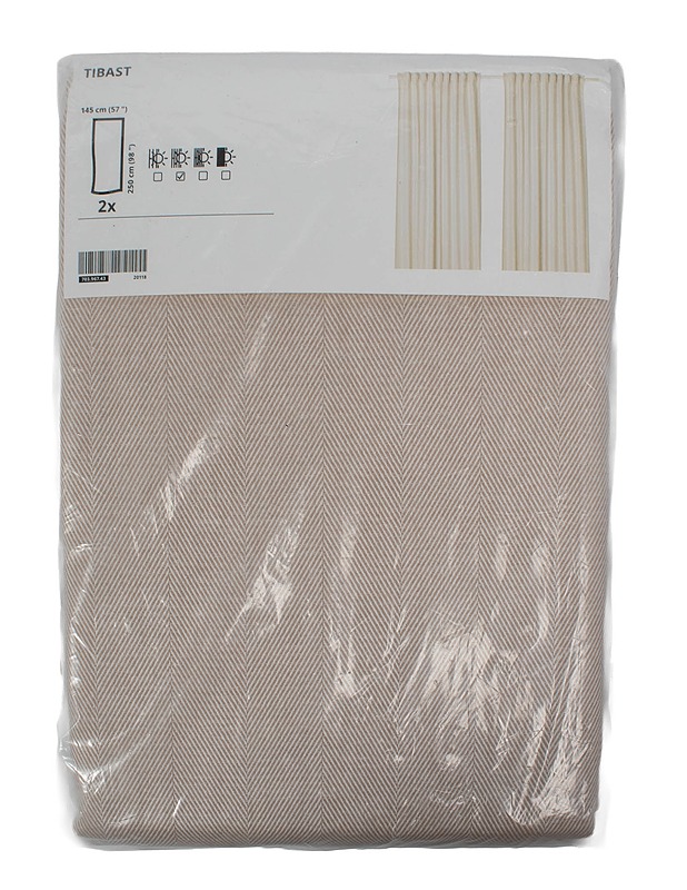 IKEA TIBAST verhot, 145x250 cm - 2kpl - Verhot ja kapat - 10105528246 - 0