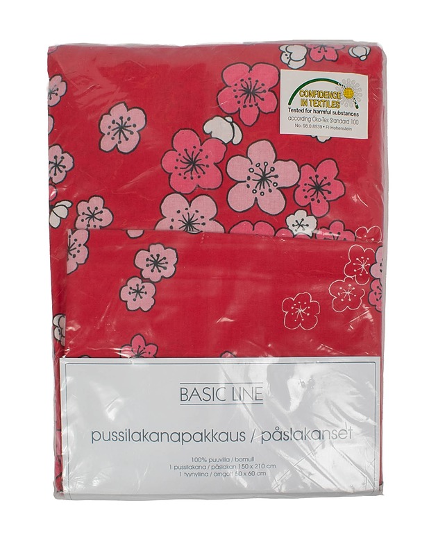 BASIC LINE pussilakanasetti, 150x210 cm + 50x60 cm - Liinavaatteet - 10105528285 - 0