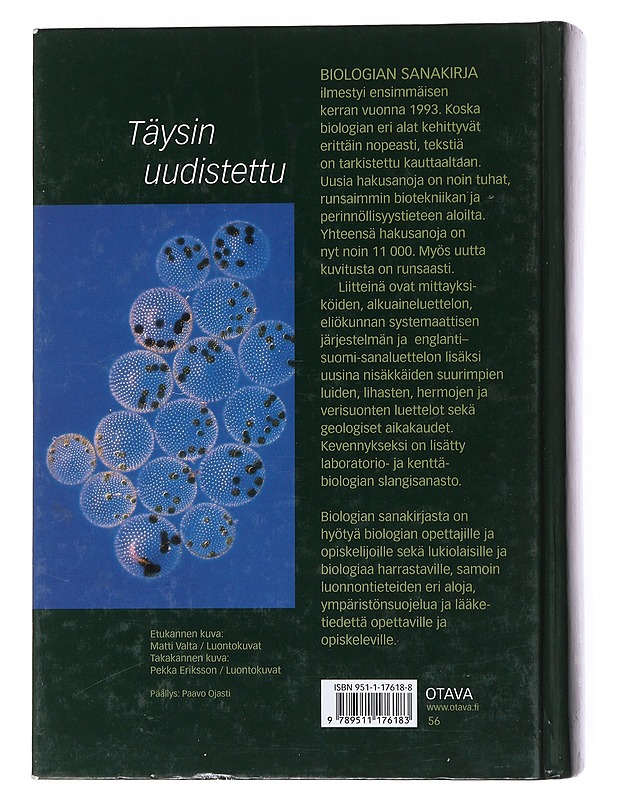 Biologian sanakirja - Lemmetyinen, Risto - Tietokirjat ja oppaat - 10105528310 - 1