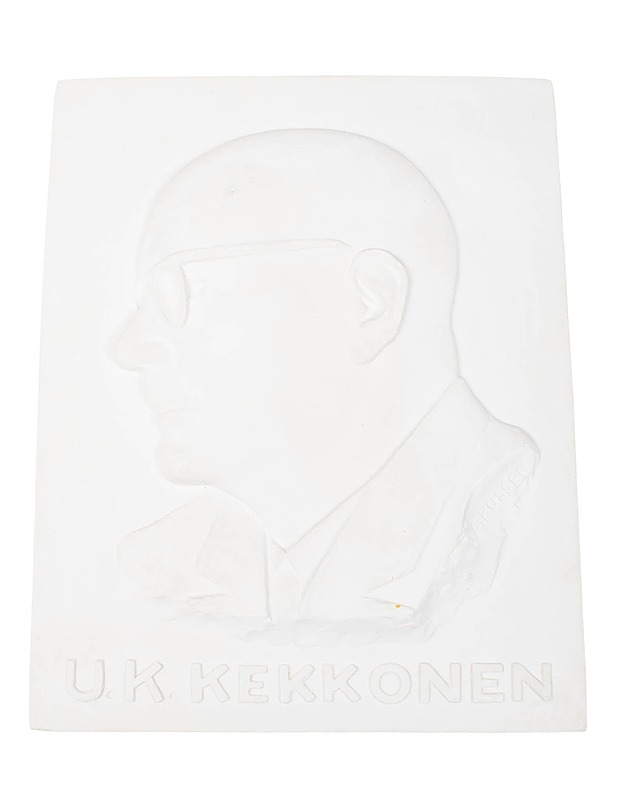 A. HULDÉN Kekkonen kipsireliefi - Taulut ja julisteet - 10105528326 - 0