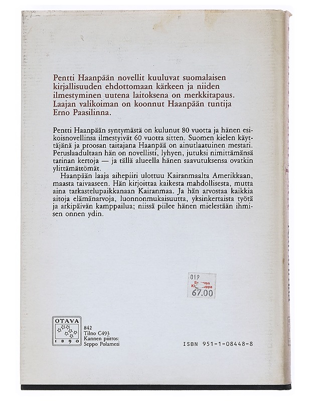 Kairanmaa : Valitut jutut - Haanpää, Pentti - Romaanit ja novellit - 10105528333 - 1