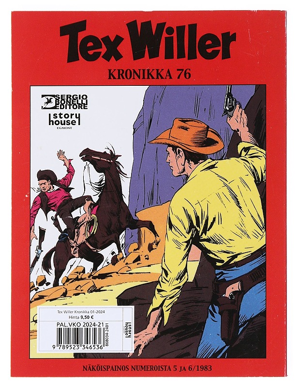 Tex Willer : kronikka 76 - Bonelli, Gianluigi - Sarjakuvat - 10105528351 - 1