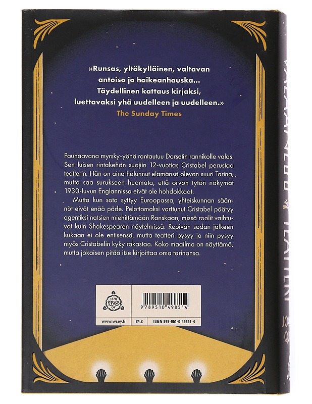 Valaanluuteatteri - Quinn, Joanna - Romaanit ja novellit - 10105528356 - 1