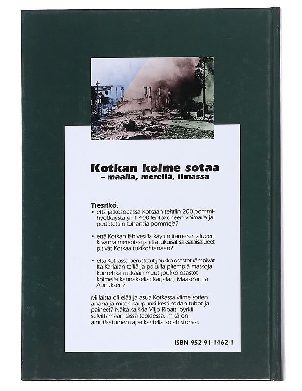 Kotkan kolme sotaa : maalla, merellä, ilmassa - Ripatti, Viljo - Historiakirjat - 10105528361 - 1