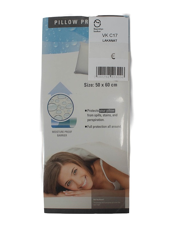 JYSK Pillow Protector tyynynsuoja, 50x60 cm - Liinavaatteet - 10105528418 - 0