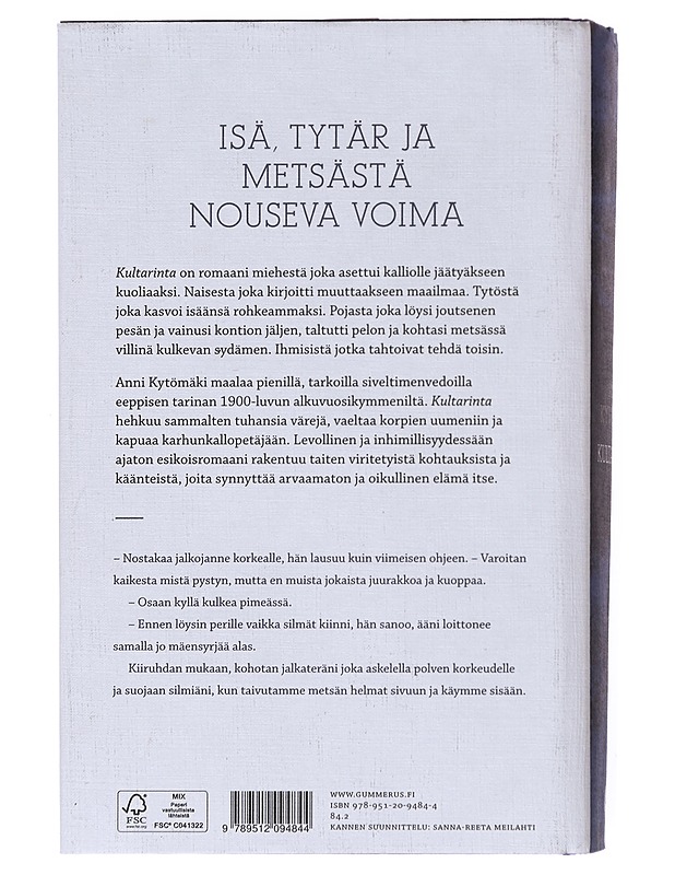 Kultarinta - Anni Kytömäki - Romaanit ja novellit - 10105528482 - 1