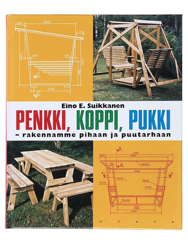 Penkki, koppi, pukki : Rakennamme pihaan ja puutarhaan - Eino E. Suikkanen - Tietokirjat ja oppaat - 10105528512 - 0