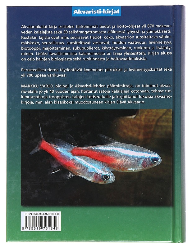 Akvaariokalat - Varjo, Markku - Tietokirjat ja oppaat - 10105528514 - 1