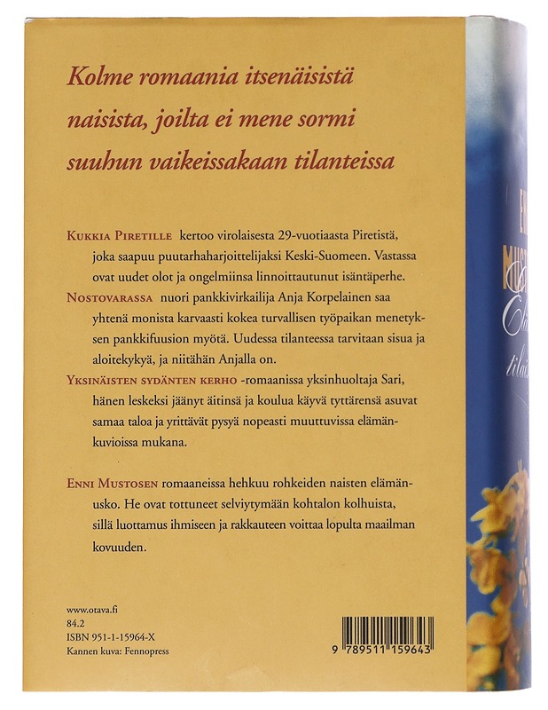 ELÄMÄN TILAISUUS - ENNI MUSTONEN - Romaanit ja novellit - 10105528545 - 1