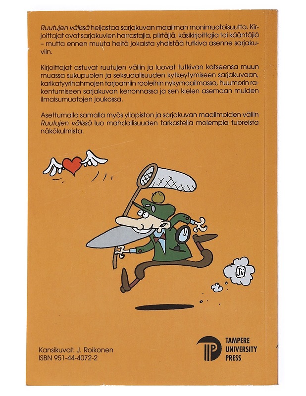 Ruutujen välissä : näkökulmia sarjakuvaan -Juha Herkman - Harrastekirjat - 10105528617 - 1