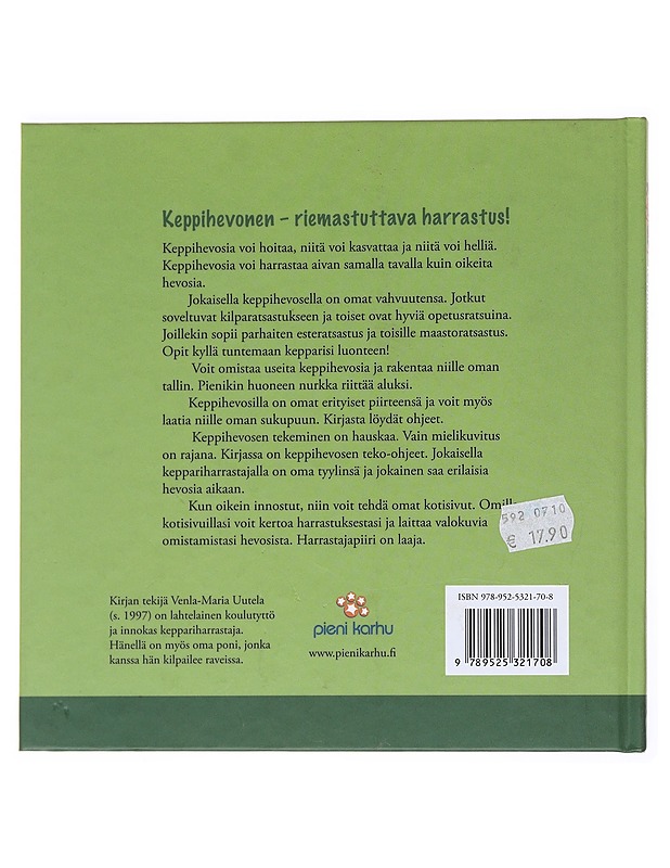 Keppari : keppihevosten maailma - Uutela, Venla-Maria - Tietokirjat ja oppaat - 10105528645 - 1